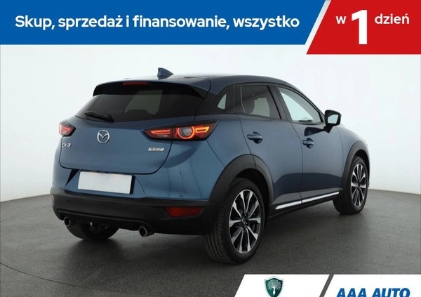 Mazda CX-3 cena 83000 przebieg: 78069, rok produkcji 2019 z Lubliniec małe 301